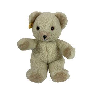 Vintage Russ Snuggle Teddy Bear Wooly Plush 15" Stuffed Toy Lovey
